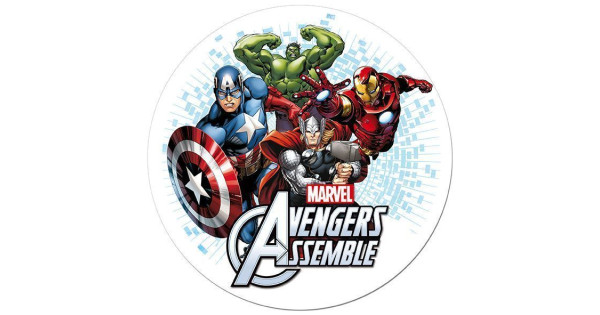 Oblea comestible Avengers Assemble Super Heroes 2