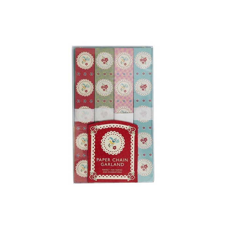Guirnalda Cadena de Papel Vintage Doily