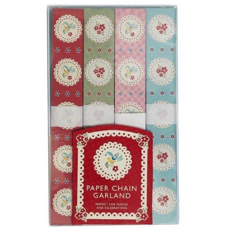 Guirnalda Cadena de Papel Vintage Doily