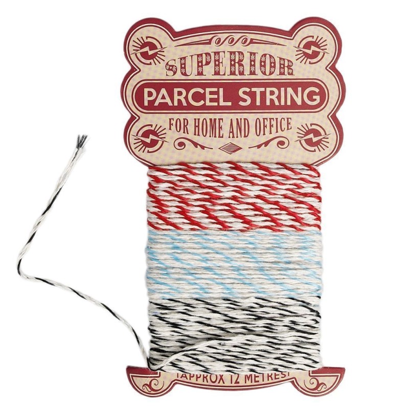 Baker´s Twine pack 3: rojo, celeste,negro