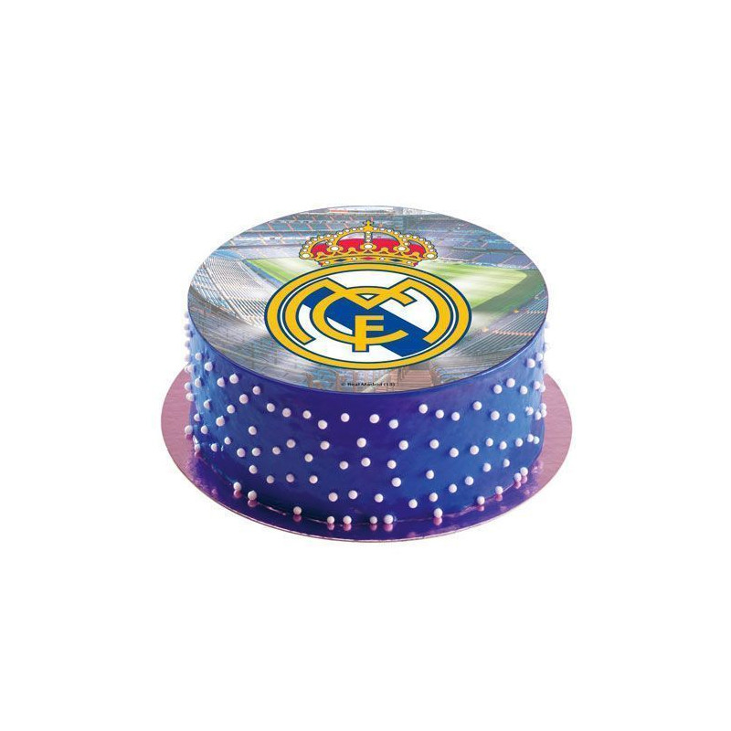 Papel de azúcar 20 cm Real Madrid