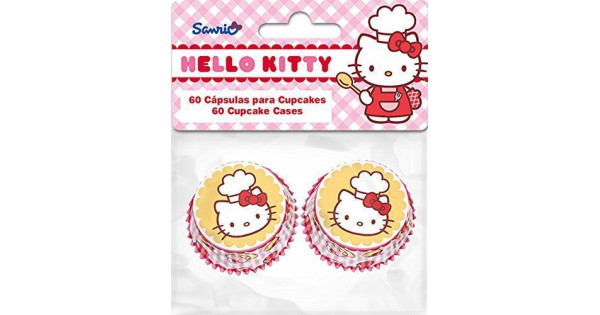 Cápsulas de Mini Cupcakes (60) Hello Kitty