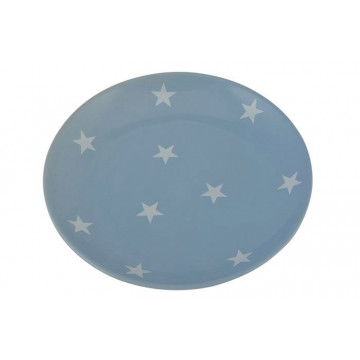 Plato de cerámica Azul con Estrellas Ib Laursen