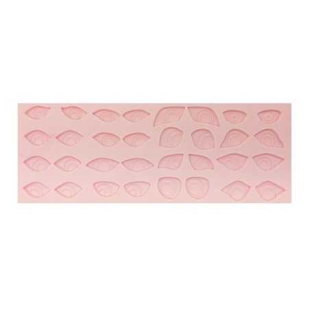 Molde silicona para fondant Ojitos Grandes Tal Tsafrir