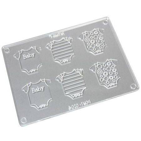 Molde chocolate policarbonato Body Bebe Fat Daddio´s