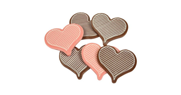 Molde chocolate policarbonato Corazón Fat Daddio´s