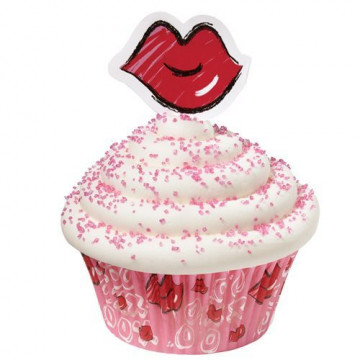 Set para cupcakes: Amor San Valentín Wilton