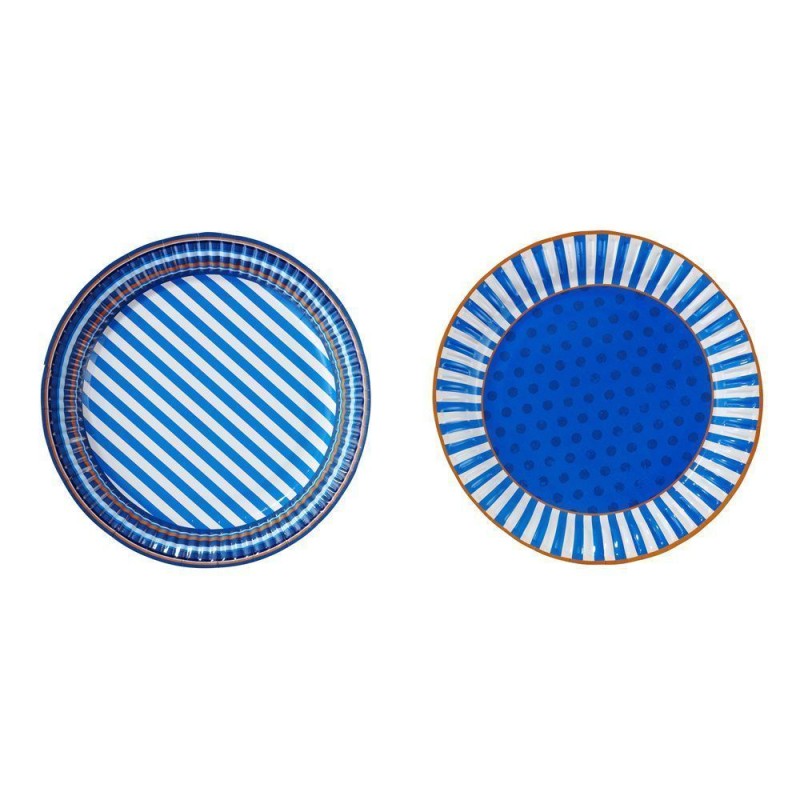 Platos fiesta Azul