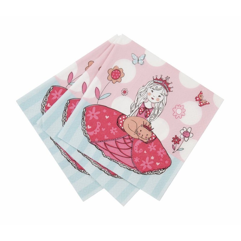 Servilleta de papel Princesas