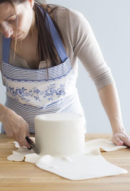 ¿Cómo forrar una tarta con fondant? ¿Cómo forrar una tarta con fondant?
