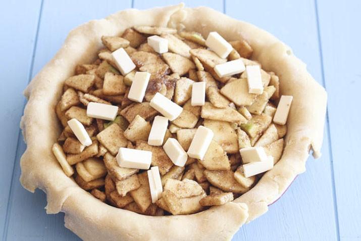 manzana pie