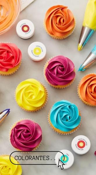 Colorantes y pinturas para repostería